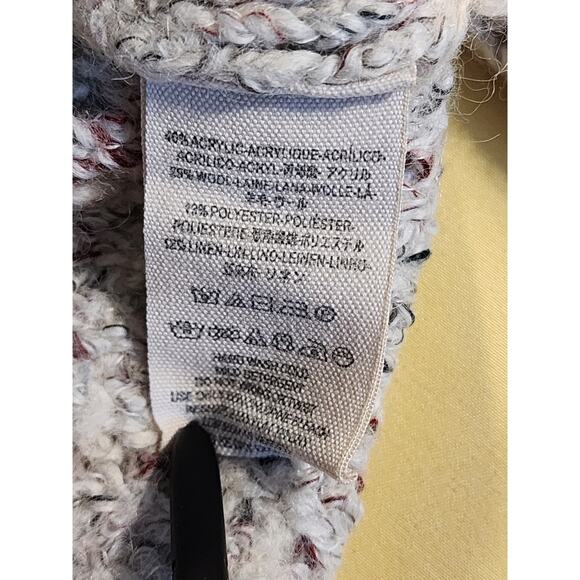 Free People Knit Oversized Wool Blend Turtleneck Sweater Womens‎ size M - Picture 4 of 6